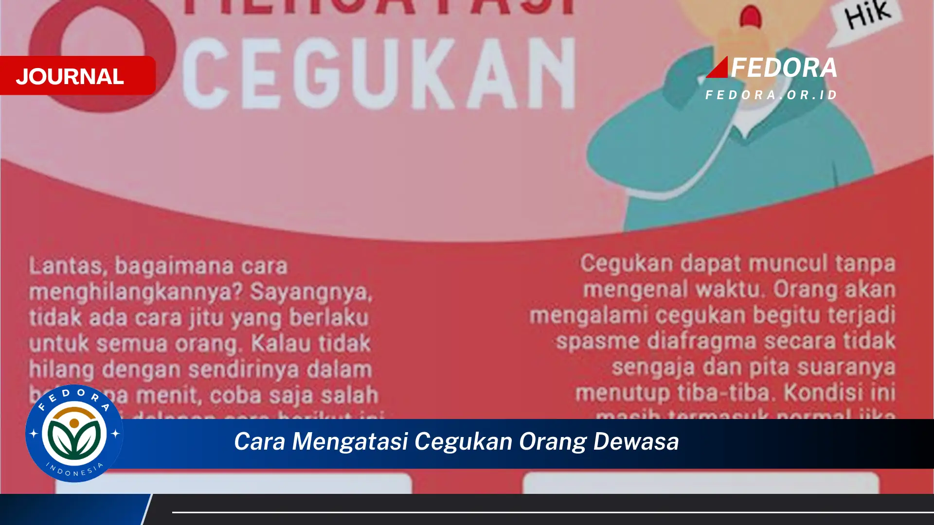 Ketahui Cara Mengatasi Cegukan pada Orang Dewasa Secara Efektif dan Cepat