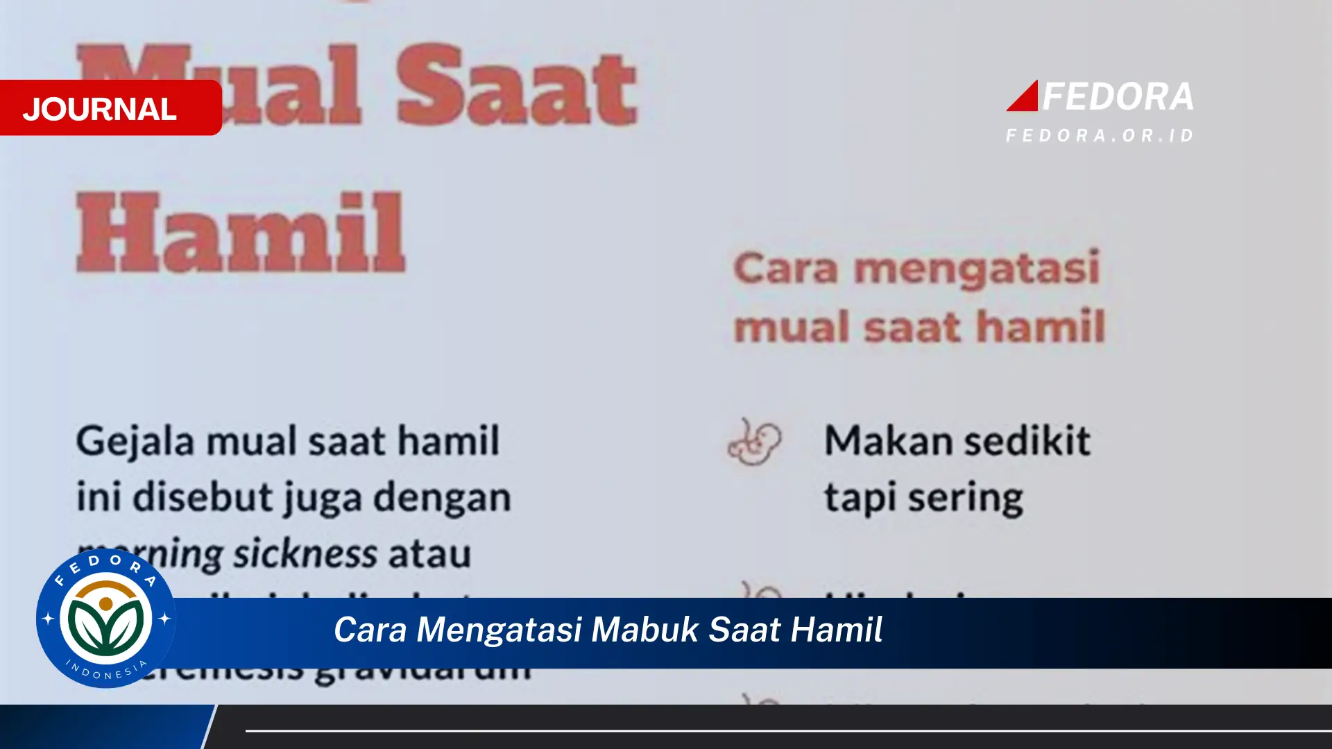 Ketahui Cara Mengatasi Mabuk Saat Hamil Secara Alami dan Efektif