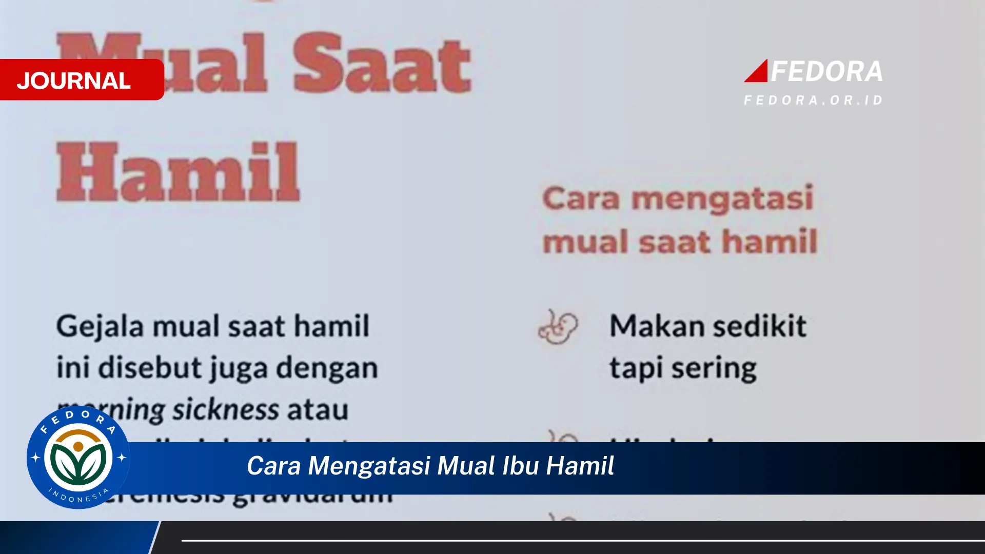 Ketahui Cara Mengatasi Mual Ibu Hamil Secara Alami dan Efektif