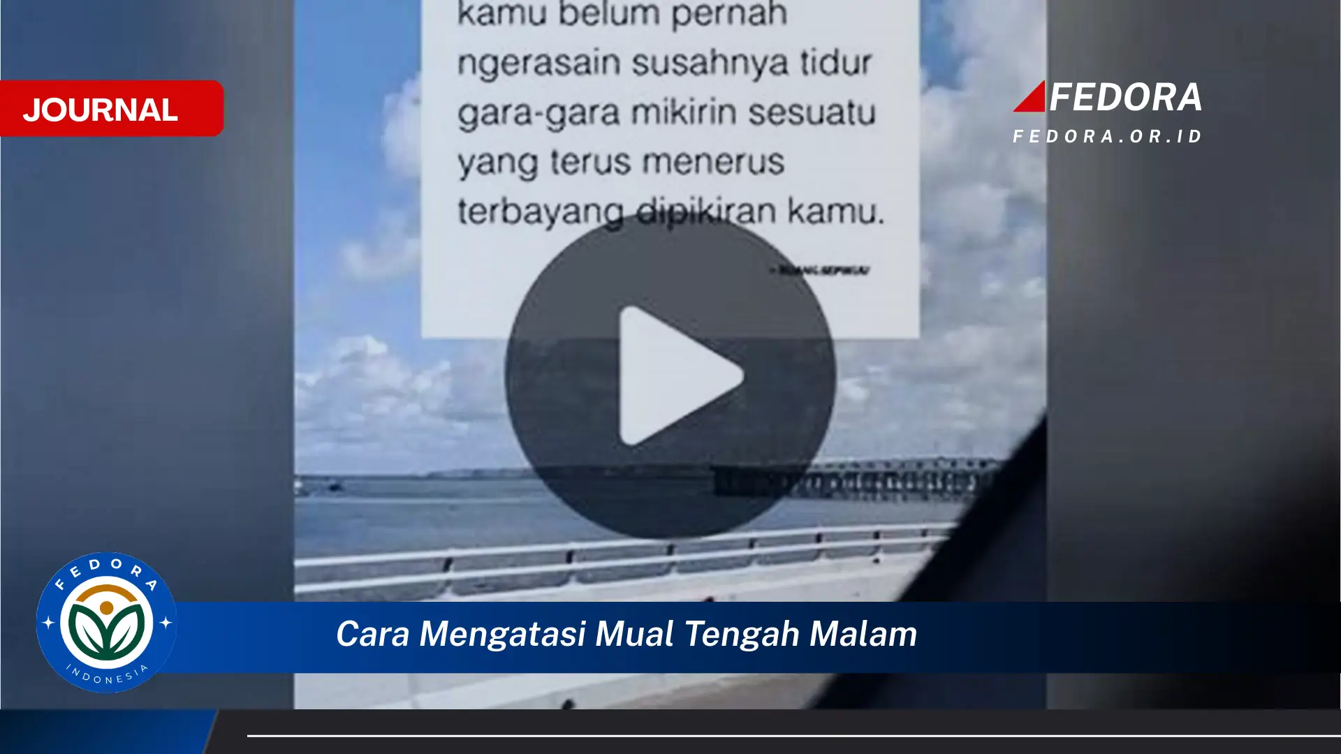 Ketahui Cara Mengatasi Mual Tengah Malam Secara Alami dan Efektif