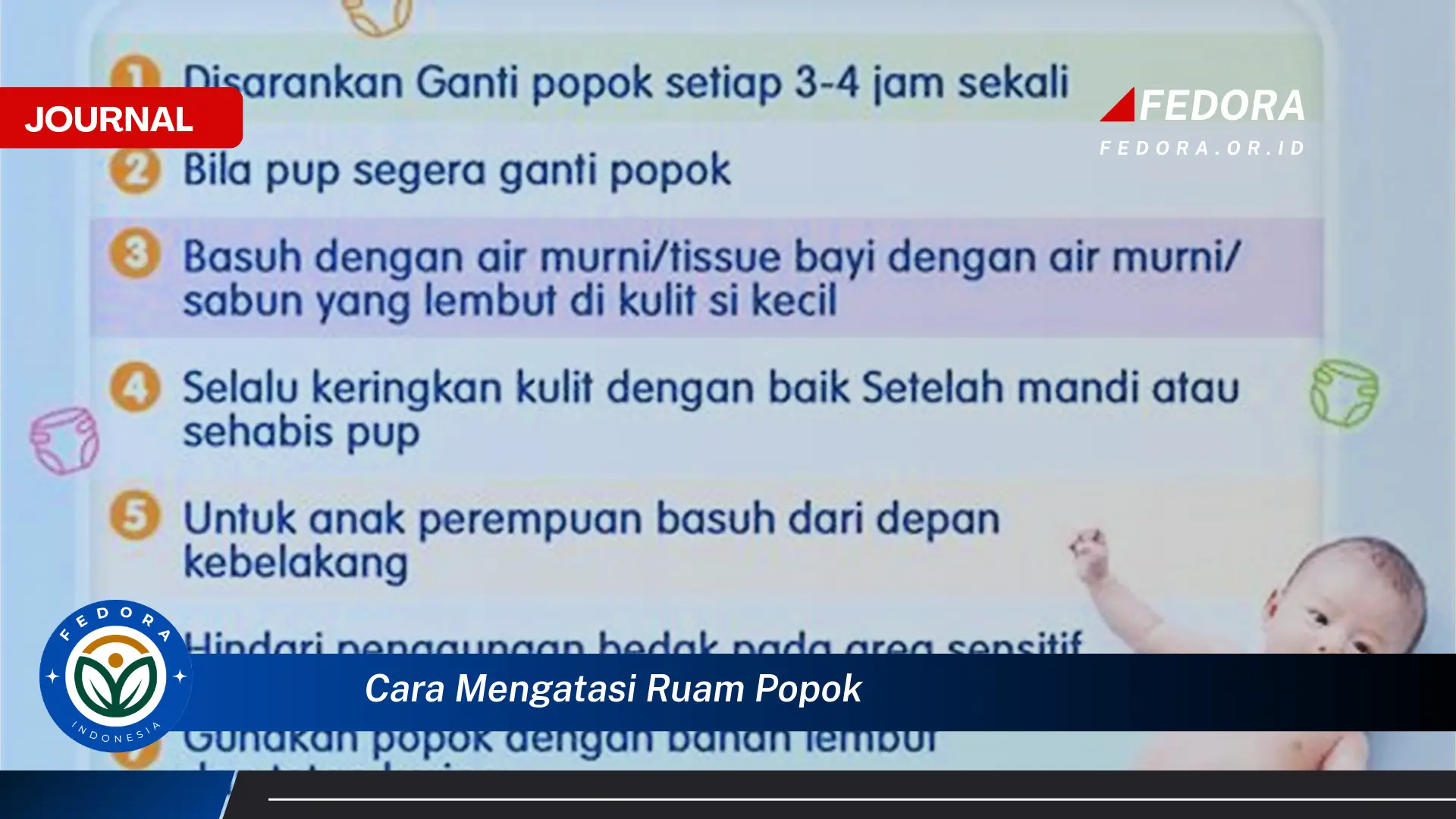 Ketahui Cara Mengatasi Ruam Popok Pada Bayi Secara Efektif